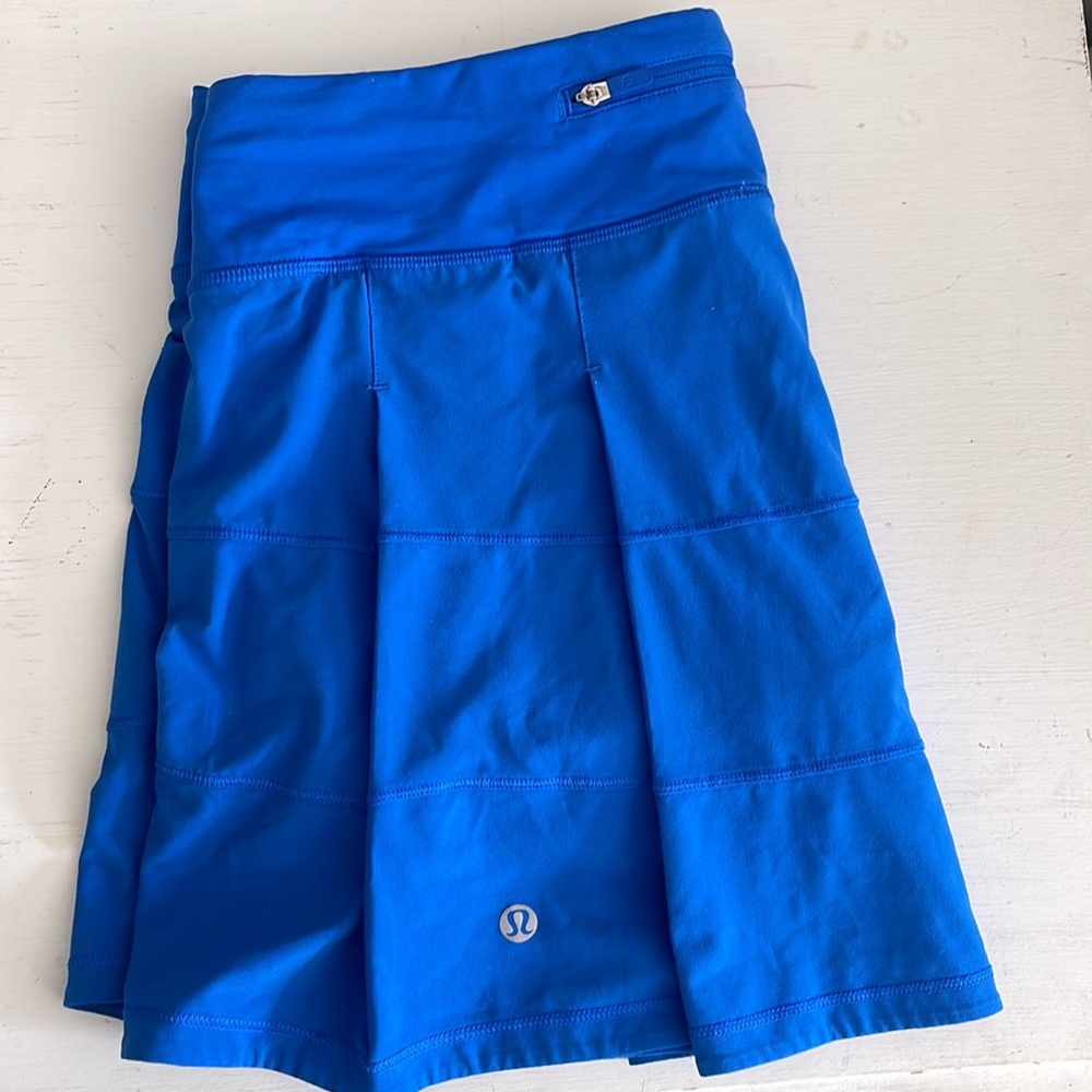Lululemon Pace Rival Skirt Wild Bluebell Blue 8